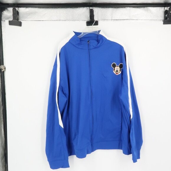 Augusta Sportswear Blue Mickey Mouse Full Zip Jacket Size 2XL - Picture 5 of 9